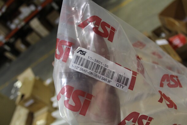NEW IN BOX! 1 AST Commercial Stainless Steel 36 Inch Snap On Grab Bars. 36x3x3.  - Image 3 of 3