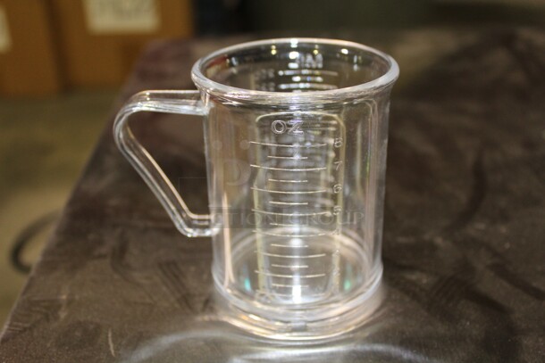 ALL ONE MONEY! 35 Clear Plastic 8 Ounce Measuring Cups. 4.25x3x4 - Image 2 of 3