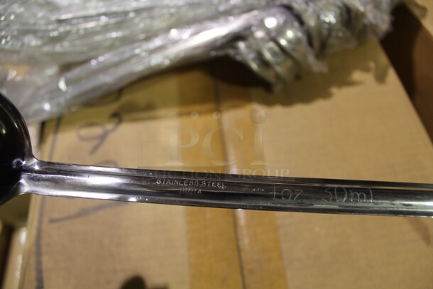 NEW! 15 Commercial Stainless Steel 1 Ounce Ladles. 12x4.25x1. 15X Your Bid!  - Image 2 of 2