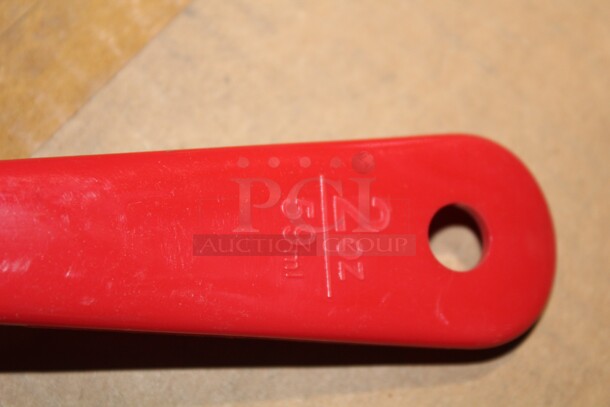 NEW! 24 Commercial Plastic 2 Ounce Perforated Portion/Measuring Spoons. 7x2.5x1.5. 24X Your Bid!  - Image 2 of 2