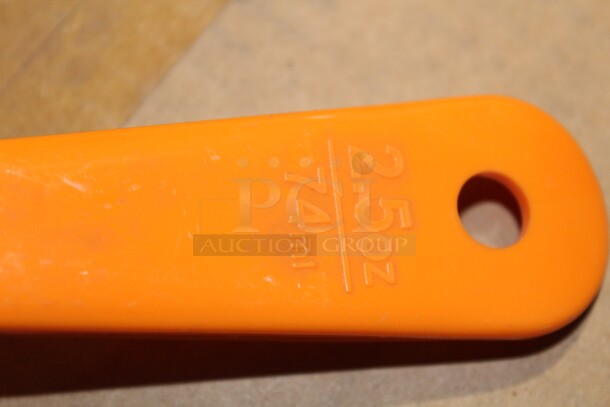 NEW! 12 Commercial Plastic 2.5 Ounce Perforated Portion/Measuring Spoons. 7x2.5x1.5. 12X Your Bid!  - Image 2 of 2