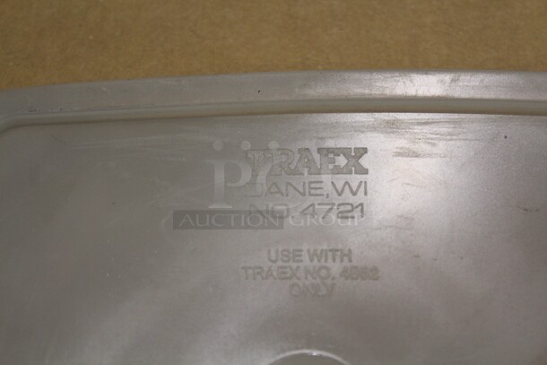 ALL ONE MONEY! 25 Traex Plastic Lids. 5.75x6x.5 - Image 2 of 2