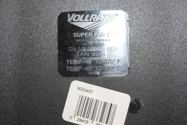 NEW IN BOX! 10 Vollrath 9024420 Super Pan 3 Plastic Black 1/2 Insert. 12.5x10.5x3.5. 10X Your Bid! - Image 2 of 2