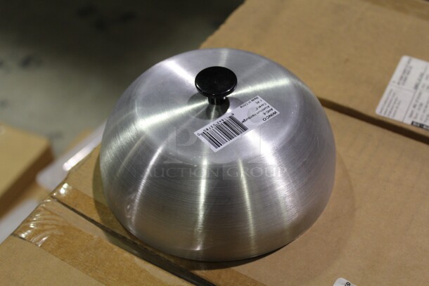 NEW! 12 Winco AHC-6 Commercial Aluminum Hamburger Cover. 6.25x6.25x3. 12x Your Bid!