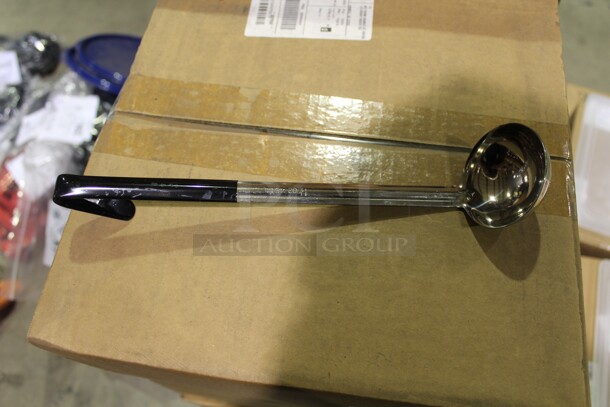 NEW! 24 Update Commercial Stainless Steel 1.5 Ounce Ladles. 12x2.5x3.5. 24X Your Bid!