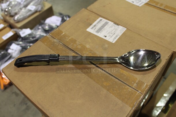 NEW! 16 Commercial Stainless Steel Serving Spoons. 15x2.75x1.5. 16X Your Bid! 