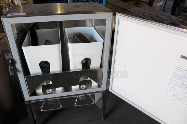 BRAND NEW! Silver King Model SKMAJ2/C4 Commercial Stainless Steel Refrigerated Bulk Milk Dispenser. 26.5x17x39. 115V/60Hz.  - Image 2 of 7