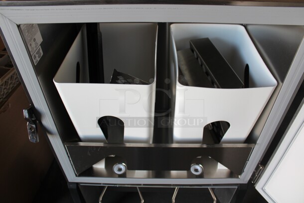 BRAND NEW! Silver King Model SKMAJ2/C4 Commercial Stainless Steel Refrigerated Bulk Milk Dispenser. 26.5x17x39. 115V/60Hz.  - Image 3 of 7