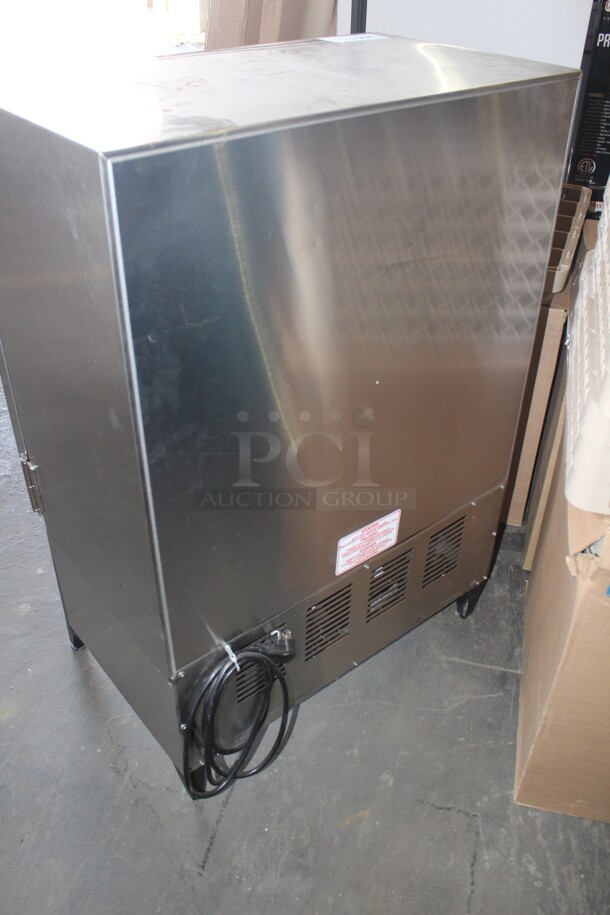 BRAND NEW! Silver King Model SKMAJ2/C4 Commercial Stainless Steel Refrigerated Bulk Milk Dispenser. 26.5x17x39. 115V/60Hz.  - Image 6 of 7