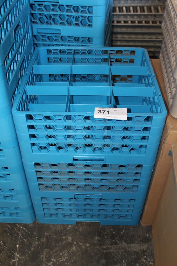 NEW! 3 Commercial Dish/Glass Crates. 19.5x19.5x9. 3X Your Bid! 