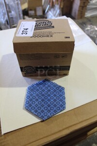 NEW IN BOX! 6 Boxes (15 Each) Scotch Brite 2000HEX Scouring Pads. 6X Your Bid!  