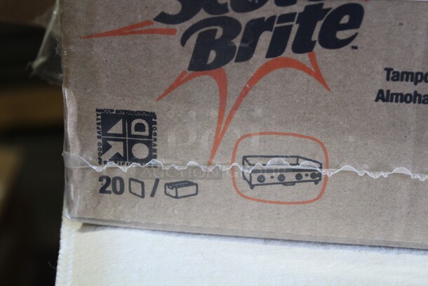 NEW IN BOX! 3 Boxes (20 Each) Scotch Brite 46 Professional Griddle Polishing Pads. 3X Your Bid!  - Image 3 of 4