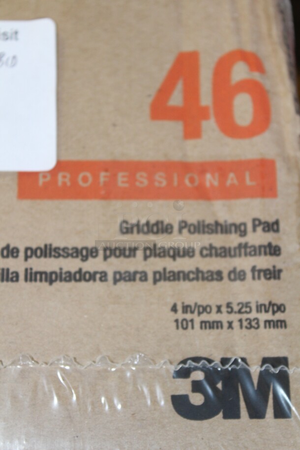 NEW IN BOX! 3 Boxes (20 Each) Scotch Brite 46 Professional Griddle Polishing Pads. 3X Your Bid!  - Image 4 of 4