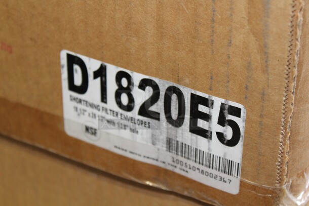 NEW IN BOX! 2 Boxes (100 
Each) Continental D1820E5 Fryer Filter Paper for Pitco Solstice Filter System. 18.5x20.5x.25. 2X Your Bid!  - Image 2 of 2