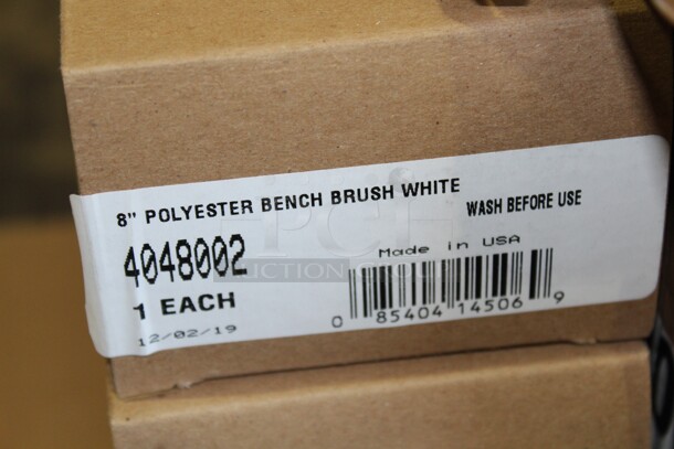 NEW IN BOX! 2 8" Polyester Bench Brushes. 13.5x2x3. 2X Your Bid!  - Image 2 of 2