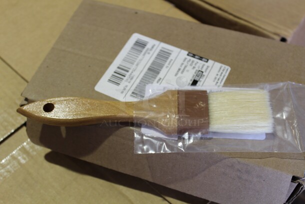 NEW IN BOX! 8 Carlisle Sparta Basting Brushes With Boar Bristles. 8x2x.25 8X Your Bid!