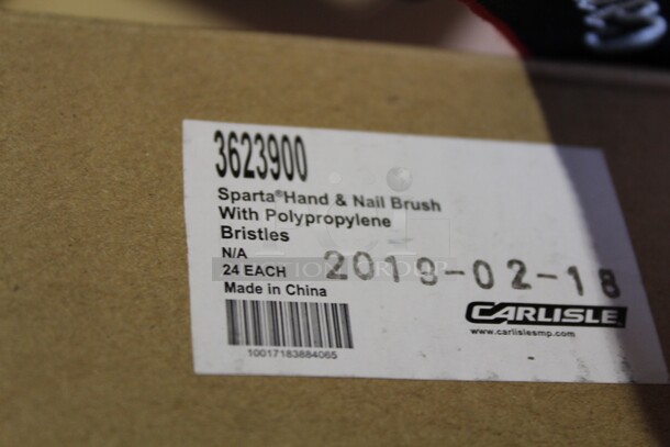 NEW IN BOX! 12 Carlisle Sparta Hand And Nail Brushes. 12X Your Bid! - Image 3 of 3