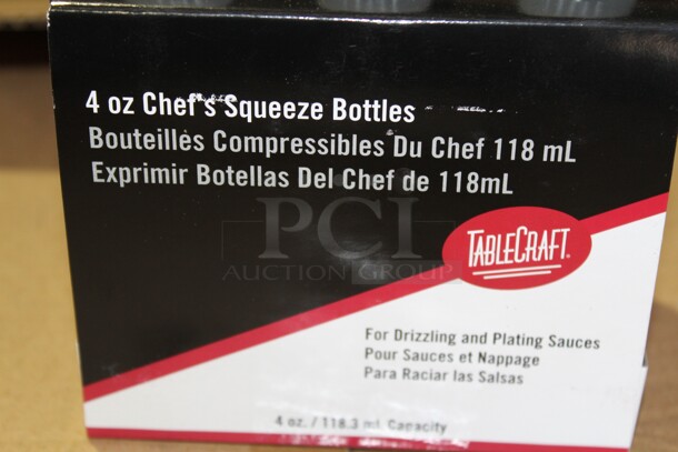 NEW IN BOX! 12 Packs (6 Each) Tablecraft 4 Ounce Squeeze Bottles. 12X Your Bid!  - Image 2 of 2