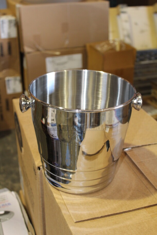 NEW IN BOX! Winware Commercial Stainless Steel Wine Bucket. 8x8x10