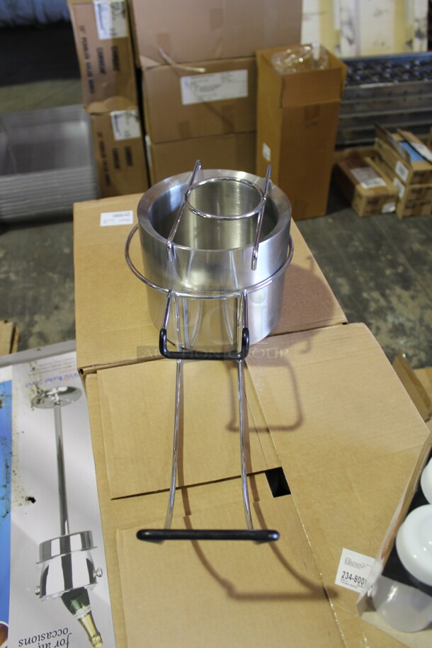 NEW! Commercial Stainless Steel Wine Bucket Table Attachment. 20.5x8x6.5 - Image 2 of 2