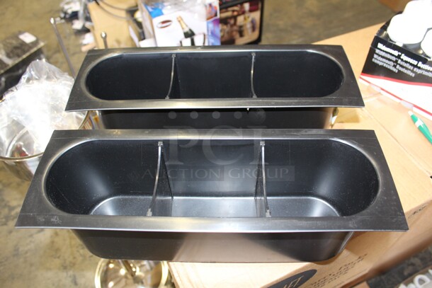NEW! 6 Commercial Plastic Bottle Rack Inserts. 16x5.5x5.5  6X Your Bid!  - Image 1 of 2