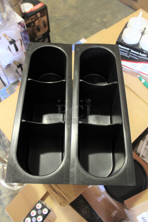 NEW! 6 Commercial Plastic Bottle Rack Inserts. 16x5.5x5.5  6X Your Bid!  - Image 2 of 2