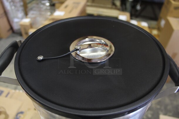 NEW IN BOX! Update International Commercial Stainless Steel 3 Gallon Iced Tea Dispenser. 15.5x14x16.5 - Image 4 of 5