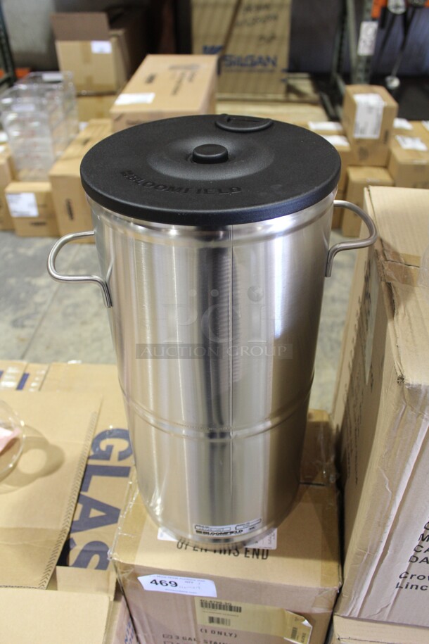 NEW IN BOX! Bloomfield 8799 Commercial Stainless Steel 3 Gallon Iced Tea Dispenser. 13x10x19 - Image 2 of 4