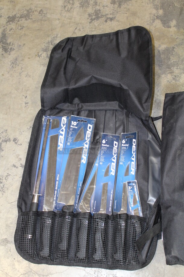 NEW! 2 Dexter Knife Sets With Carrying Cases. 2X Your Bid! - Image 1 of 3