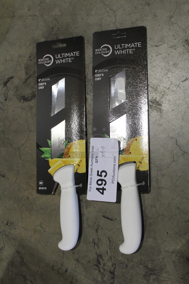 NEW! 2 Mercer Culinary 8" Chef's Knives. 2X Your Bid! - Image 1 of 2