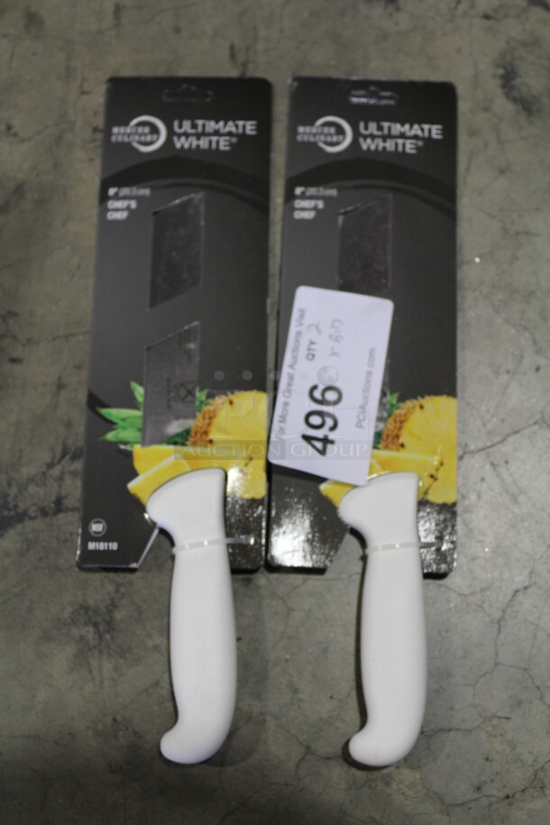 NEW! 2 Mercer Culinary 8" Chef's Knives. 2X Your Bid! - Image 1 of 2