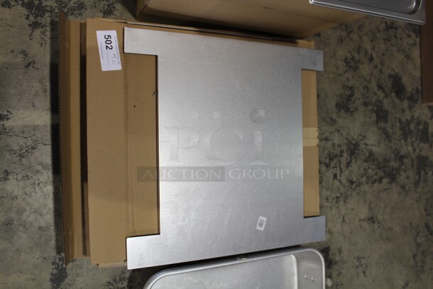 NEW IN BOX! 5 Vollrath 97299 Plated Steel 24 - 42" Adjustable Table Joiners. 24x25x1. 5X Your Bid!  - Image 1 of 3