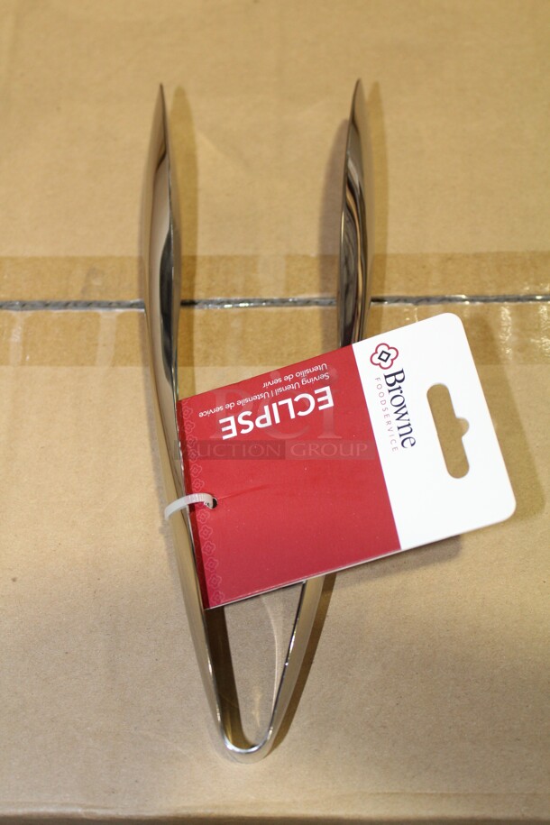 NEW! 12 Browne Eclipse Tongs. 9.5x3.5x1.  12X Your Bid! - Image 1 of 2