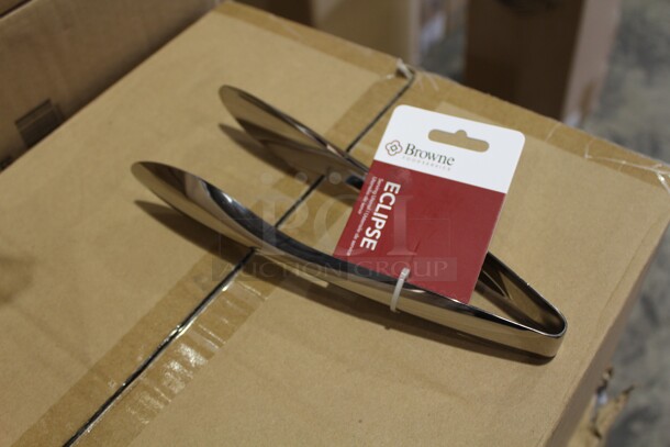 NEW! 12 Browne Eclipse Tongs. 9.5x3.5x1.  12X Your Bid! - Image 2 of 2