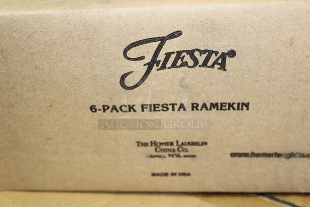 NEW IN BOX! 6 Homer Laughlin Fiesta Ramekins. 4x4x2.5. 6X Your Bid! - Image 2 of 2
