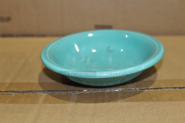 NEW IN BOX! 24 Homer Laughlin Fiesta Turquoise 6.25 Ounce Fruit Bowls. 5.5x5.5x1.  24X Your Bid! 