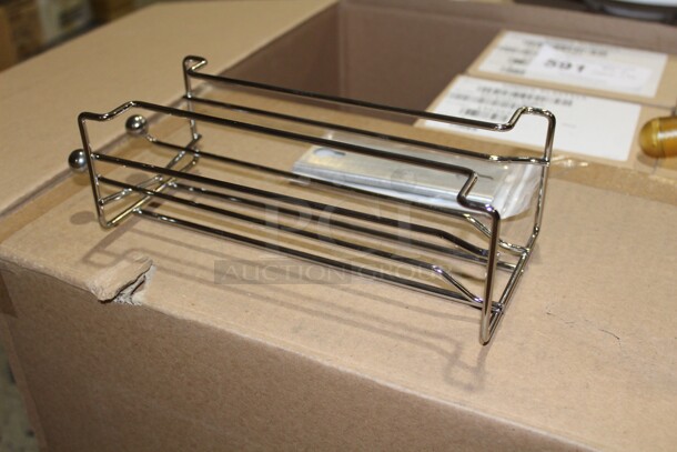 NEW! 3 Commercial Stainless Steel French Fry/Fried Food Carton Dispensers. 4x3x10.5   3X Your Bid!  - Image 2 of 3
