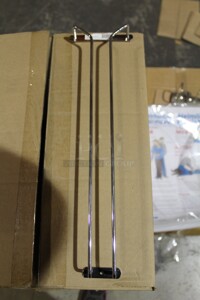 NEW! 4 Winco GHC-16 16" Wire Glass Hangers. 16x4.5x1.5. 4X Your Bid!