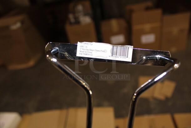 NEW! 4 Winco GHC-16 16" Wire Glass Hangers. 16x4.5x1.5. 4X Your Bid! - Image 3 of 3