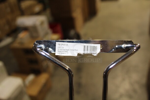 NEW! 8 Winco GHC-24 24" Wire Glass Hangers. 24x4.5x1.5. 8X Your Bid! - Image 3 of 3