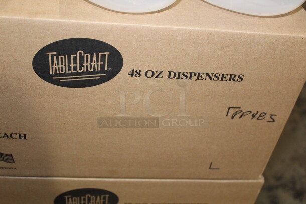 NEW! (6) Tablecraft 48 Ounce Dispensers. 5.5x4x7 6X Your Bid!  - Image 2 of 2