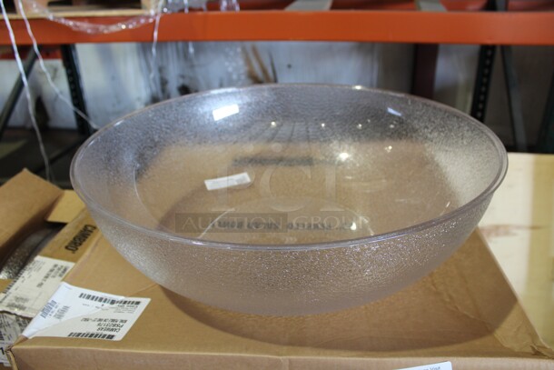 NEW IN BOX! 3 Cambro Camwear Plastic Bowls. 23x23x8. 3X Your Bid!