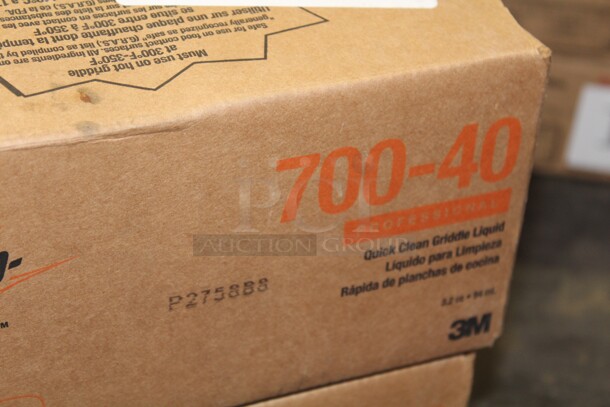 NEW IN BOX! 2 Boxes (40 Each) Scotch Brite 700-40 Quick Clean Griddle Liquid. 2X Your Bid!   - Image 3 of 4