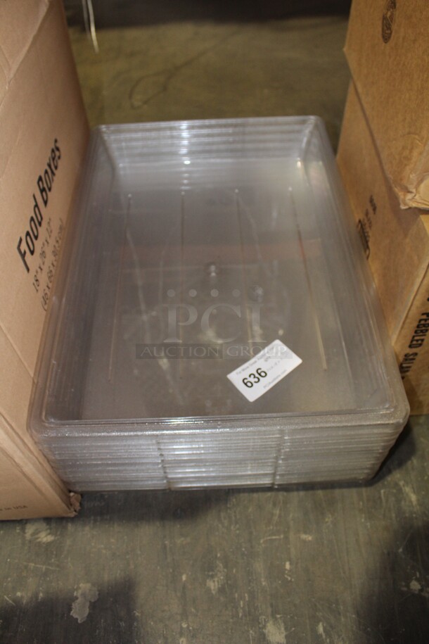 NEW! 10 Cambro Camwear Commercial Plastic Pans. 22x18x2.5. 10X Your Bid! 