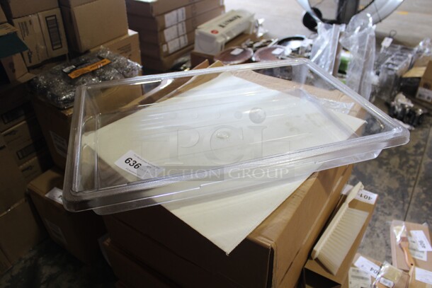 NEW! 10 Cambro Camwear Commercial Plastic Pans. 22x18x2.5. 10X Your Bid!  - Image 2 of 3
