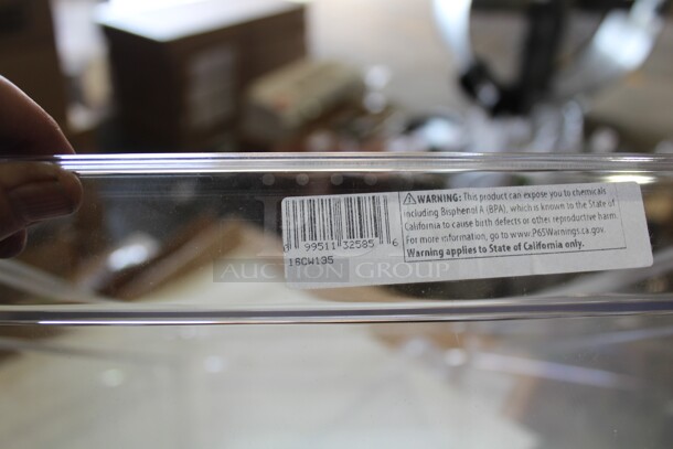 NEW IN BOX! 6 Cambro Camwear Clear Plastic Food Boxes. 21X13X6. 6X Your Bid! - Image 3 of 4