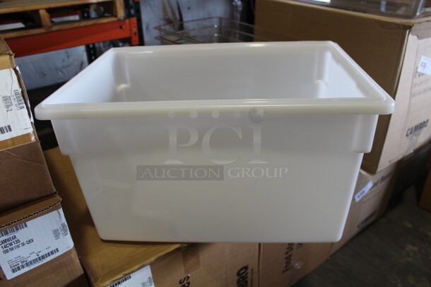 NEW IN BOX! 3 Cambro Commercial White Plastic Food Boxes. 26x18x14. 3X Your Bid! - Image 2 of 3
