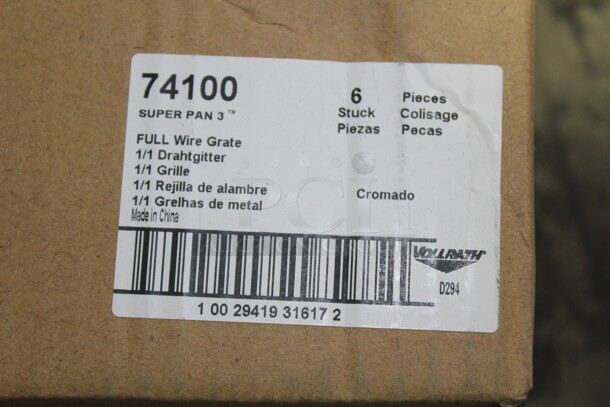 NEW! 6 Vollrath Commercial Stainless Steel Full Wire Grates. 17x10x.5. 6X Your Bid!  - Image 3 of 3