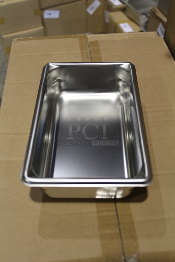 NEW! 6 Vollrath Commercial Stainless Steel 1/4 Size Steam Table Pan/Insert. 10.25x6.25x2 6X Your Bid!
