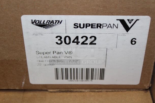 NEW! 6 Vollrath Commercial Stainless Steel 1/4 Size Steam Table Pan/Insert. 10.25x6.25x2 6X Your Bid! - Image 2 of 2